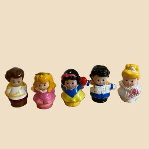 Disney/Little People/SnowWhite/2 Prince/Bride/Aurora